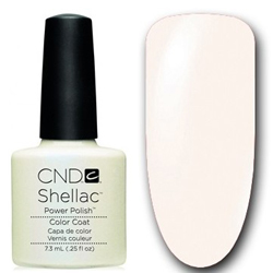 białe lakiery hybrydowe shellac negligee